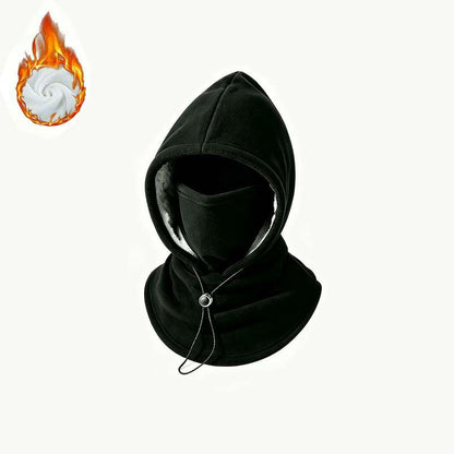 🔥LAST DAY PROMOTION - 50% OFF❄️ 2-Piece Integrated Flannel Warm Face Mask & Hat（upsell）