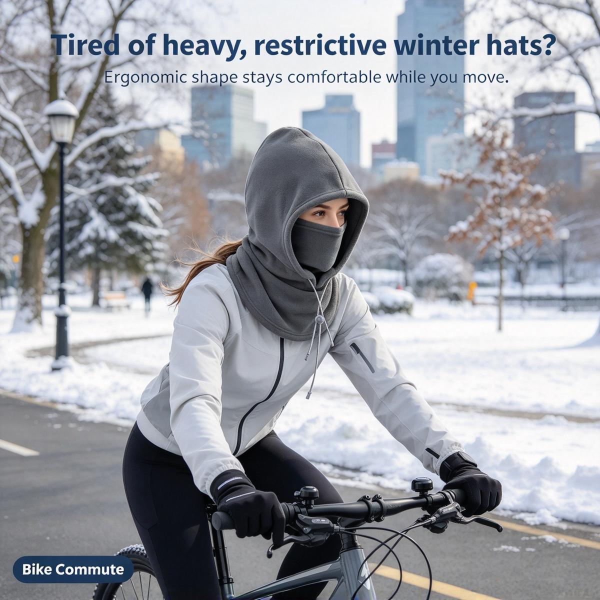🔥LAST DAY PROMOTION - 50% OFF❄️ 2-Piece Integrated Flannel Warm Face Mask & Hat