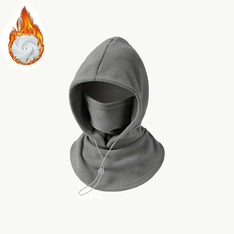 🔥LAST DAY PROMOTION - 50% OFF❄️ 2-Piece Integrated Flannel Warm Face Mask & Hat（upsell）