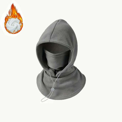 🔥LAST DAY PROMOTION - 50% OFF❄️ 2-Piece Integrated Flannel Warm Face Mask & Hat（upsell）