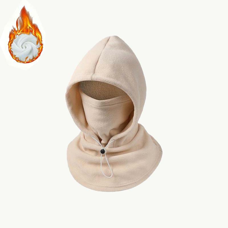 🔥LAST DAY PROMOTION - 50% OFF❄️ 2-Piece Integrated Flannel Warm Face Mask & Hat（upsell）