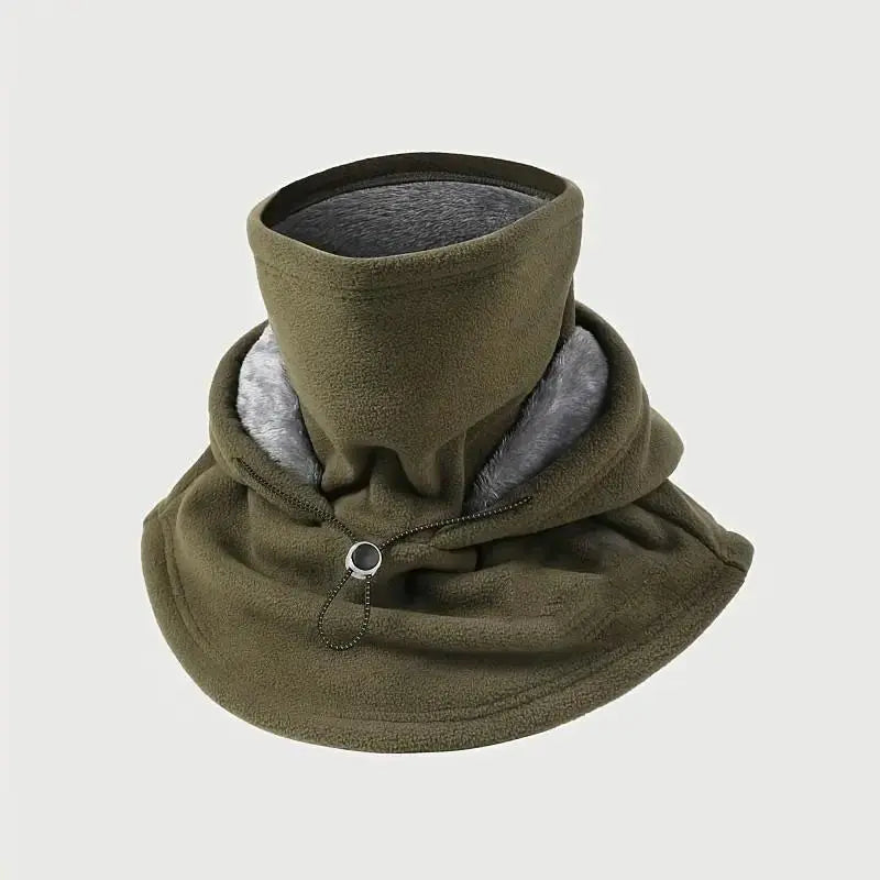 🔥LAST DAY PROMOTION - 50% OFF❄️ 2-Piece Integrated Flannel Warm Face Mask & Hat（upsell）
